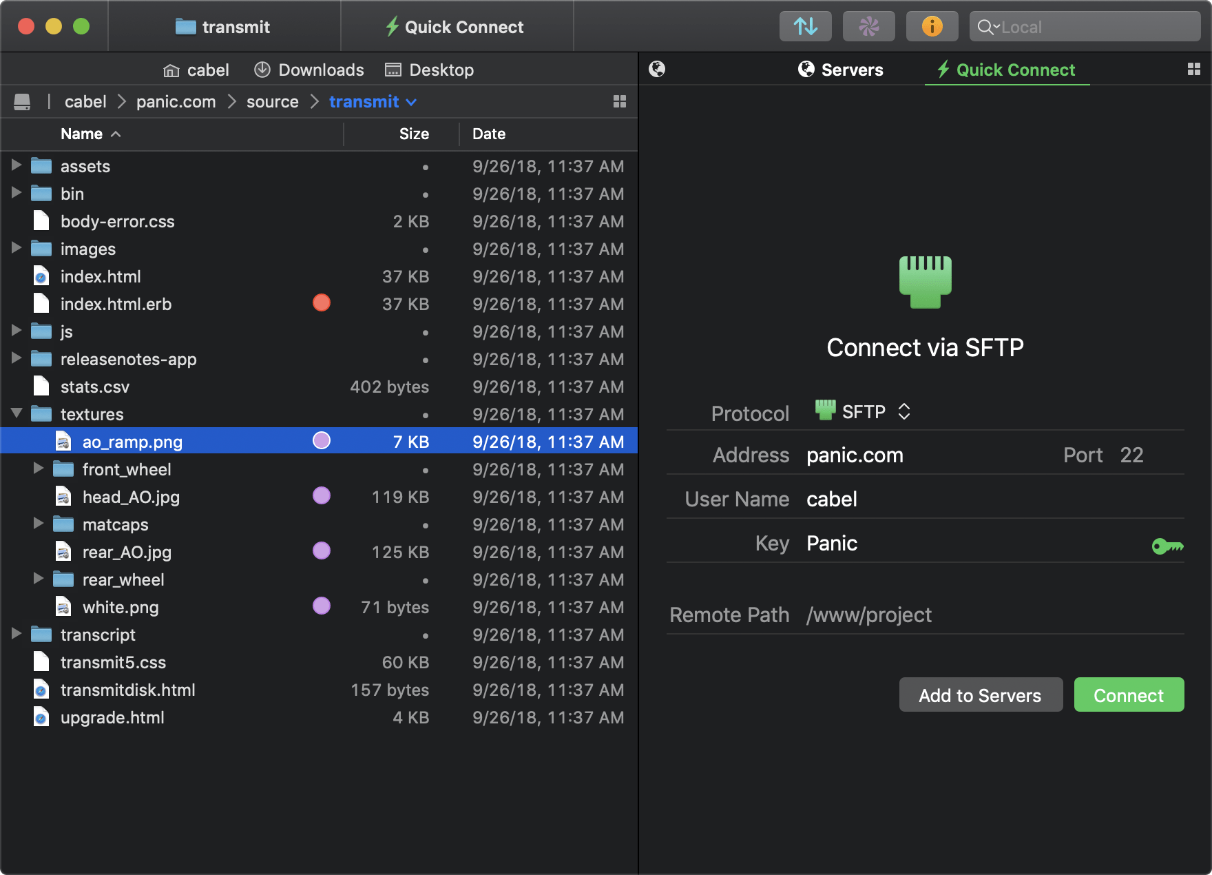 sftp/ftp client for mac